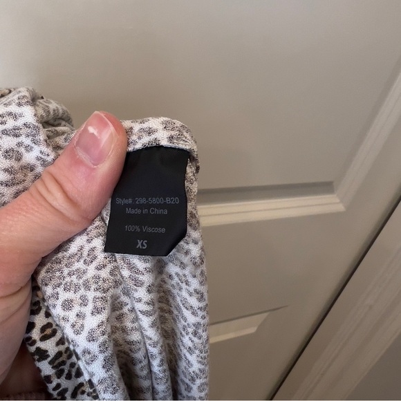 Jenni Kayne Leopard T-Shirt Dress Size X-small - Picture 9 of 9